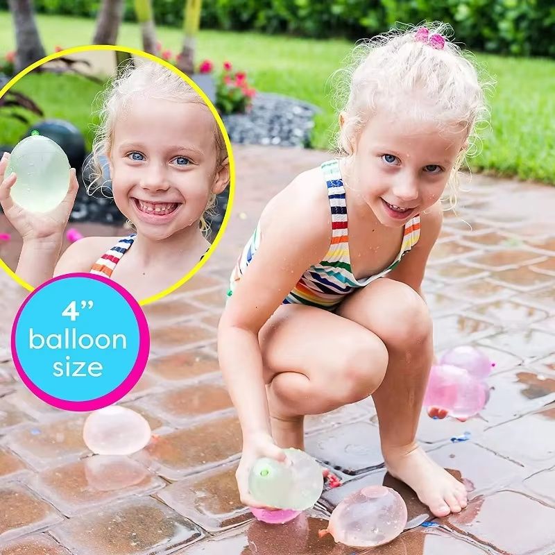 111pcs/bag Water Balloons Rapid Injection Funny Summer Outdoor Water Balloon Bombs For Kids and Adults Beach Water Fight Toys