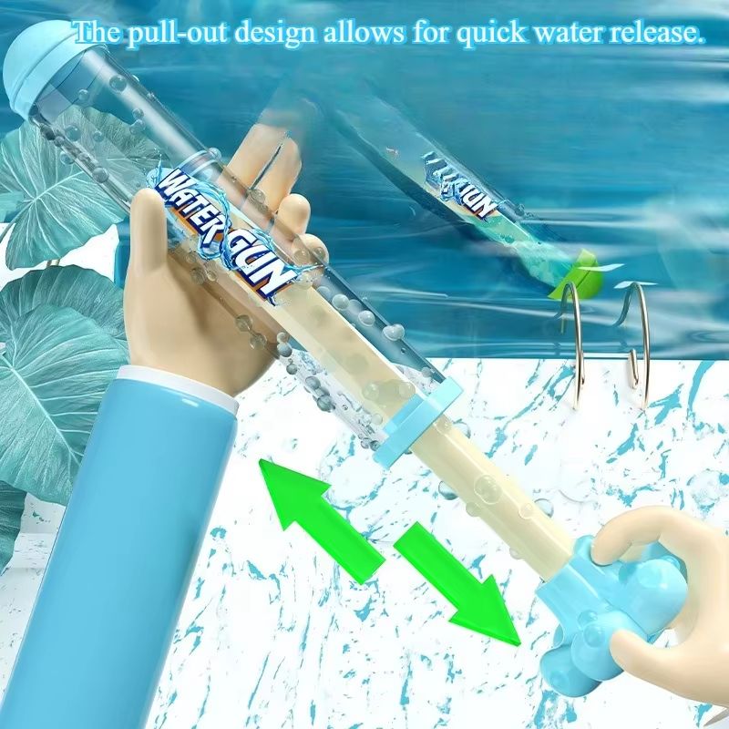 Fireworks Spray Water Pull-Back Water Gun Outdoor Splash Games for Pool Lawn Activities Kids Summer Interactive Water Spray Toys Beach Gift