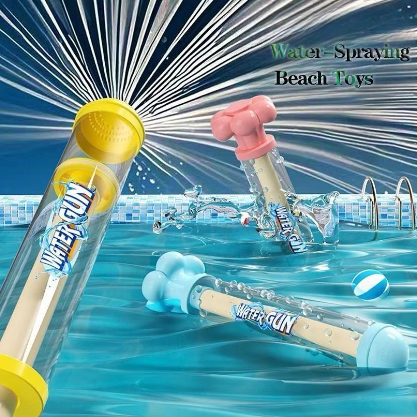 Fireworks Spray Water Pull-Back Water Gun Outdoor Splash Games for Pool Lawn Activities Kids Summer Interactive Water Spray Toys Beach Gift
