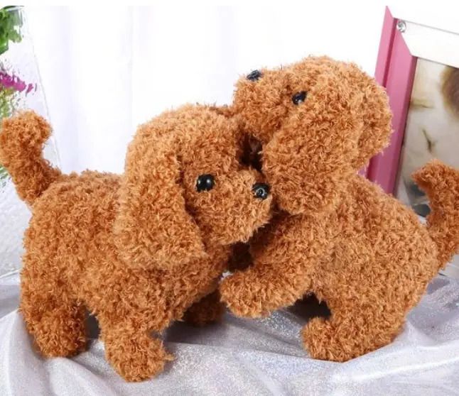 Baby Toy Dogs That Walks and Barks Tail Wagging Plush Interactive Electronic Pets Puppy Montessori Toys for Toddlers Kids Gift