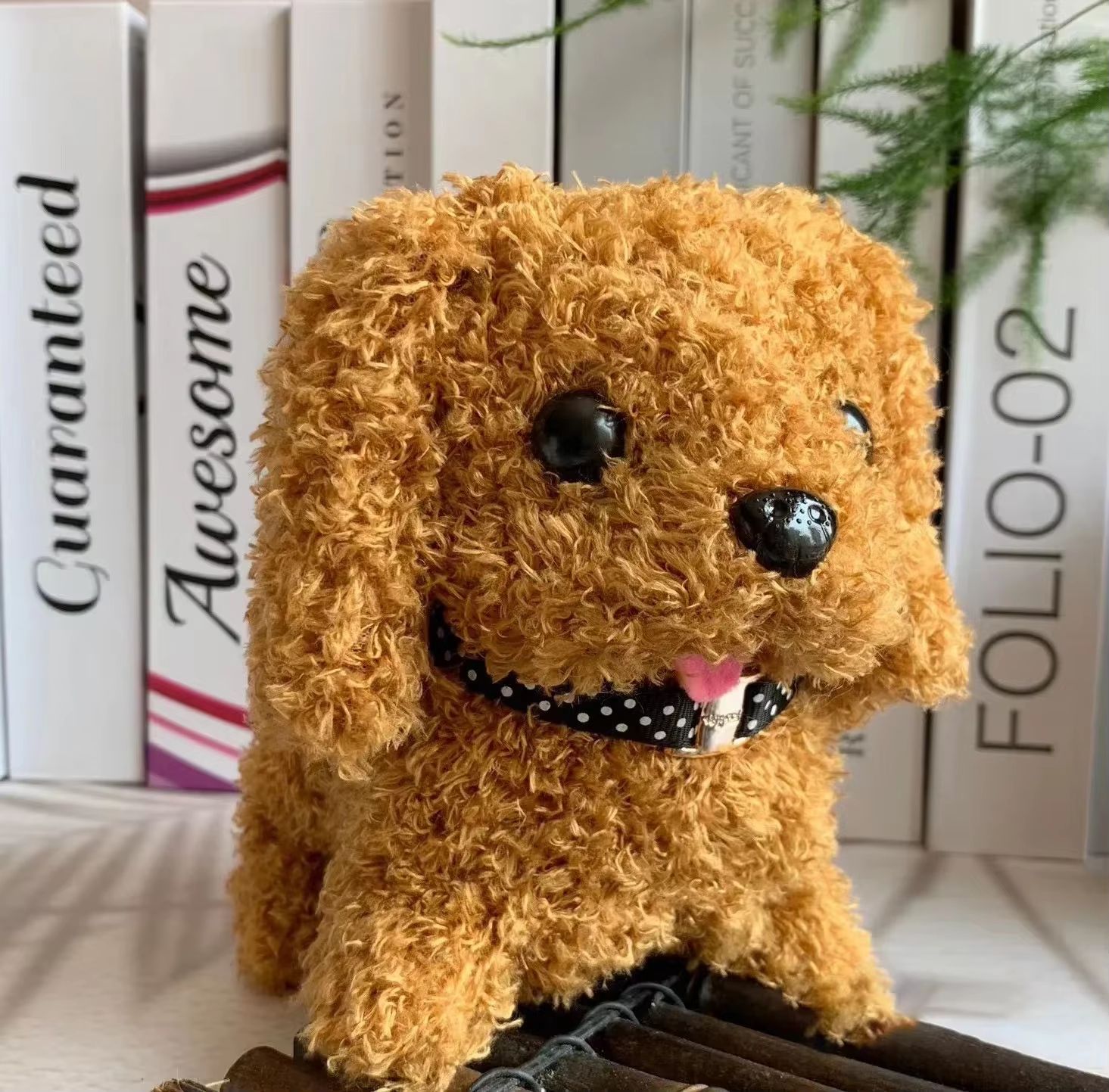 Baby Toy Dogs That Walks and Barks Tail Wagging Plush Interactive Electronic Pets Puppy Montessori Toys for Toddlers Kids Gift