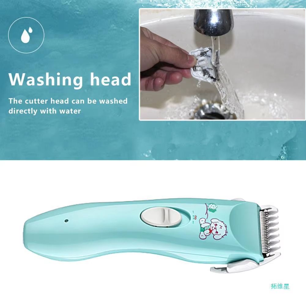 Baby Hair Clipper Quiet Shaving New Baby Electric Pusher Silent Baby Hair Shaving and Fetal Hair Cutting Tool Baby Gift