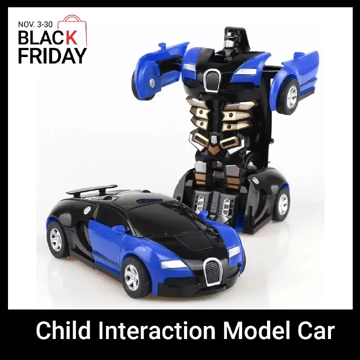 Transforming Robot With One Click Automatic Shape Conversion Boy Gift Toy Car Parent Child Interaction Model Car