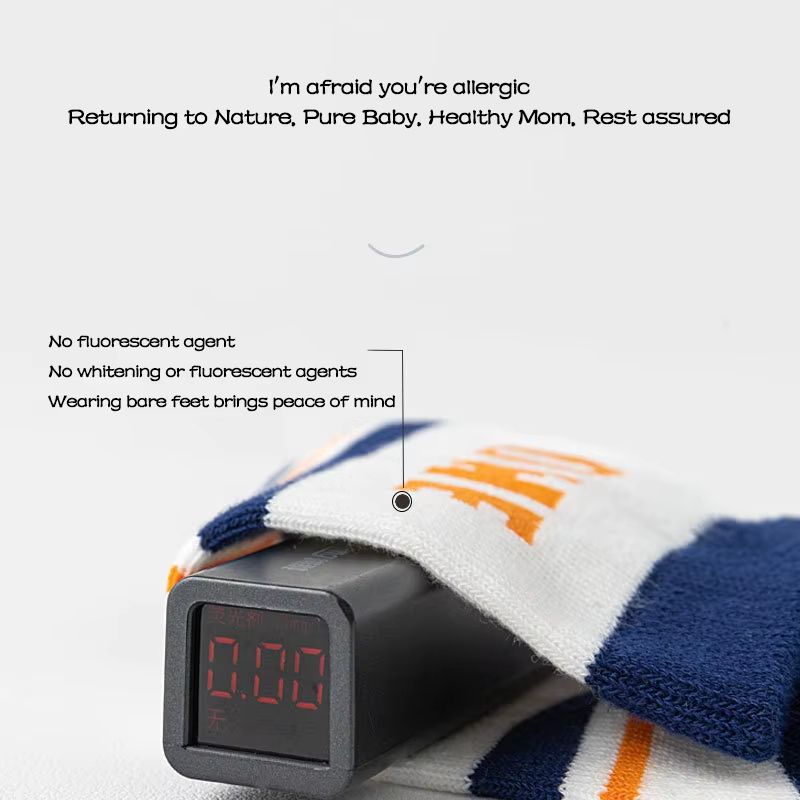 5 Pairs Children's Socks Boys' Mid Tube Socks Spring Autumn Cotton Socks Kids Boys Sport Sock 0-14Year Baby Cartoon Letter Pattern