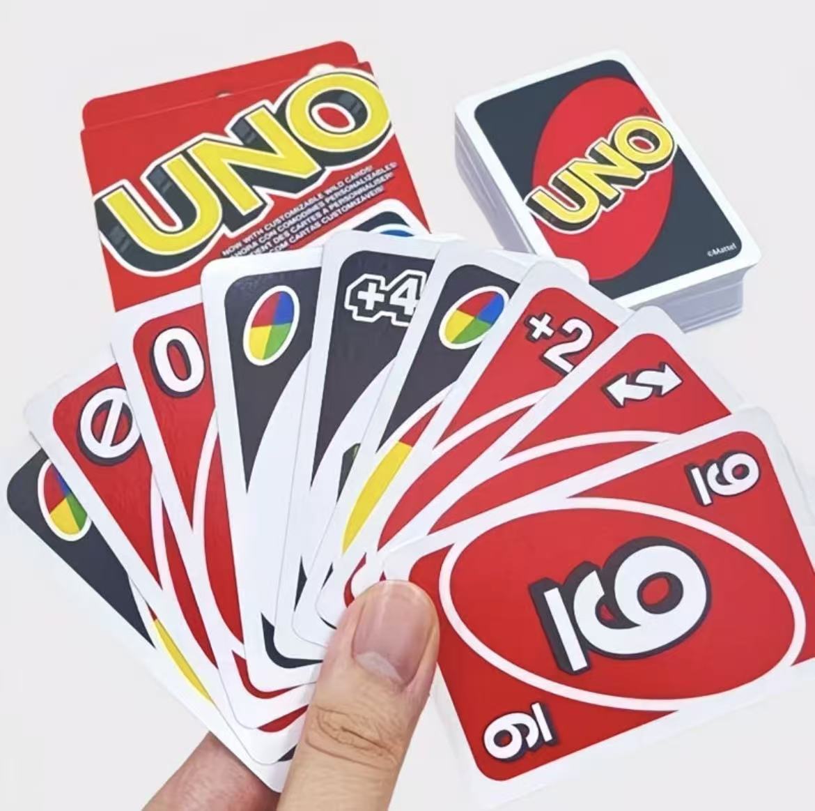 UNO Card Games Family Funny Entertainment Fun Playing Cards Kids Toys Gift Box uno Card Game Kids Toys