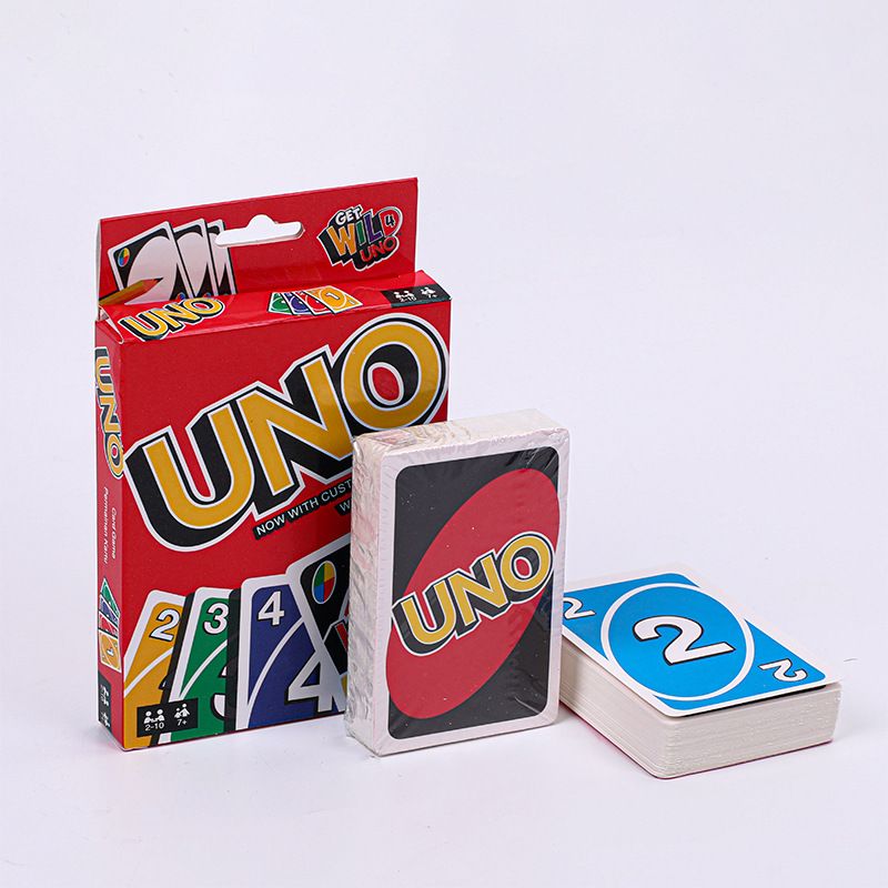 UNO Card Games Family Funny Entertainment Fun Playing Cards Kids Toys Gift Box uno Card Game Kids Toys