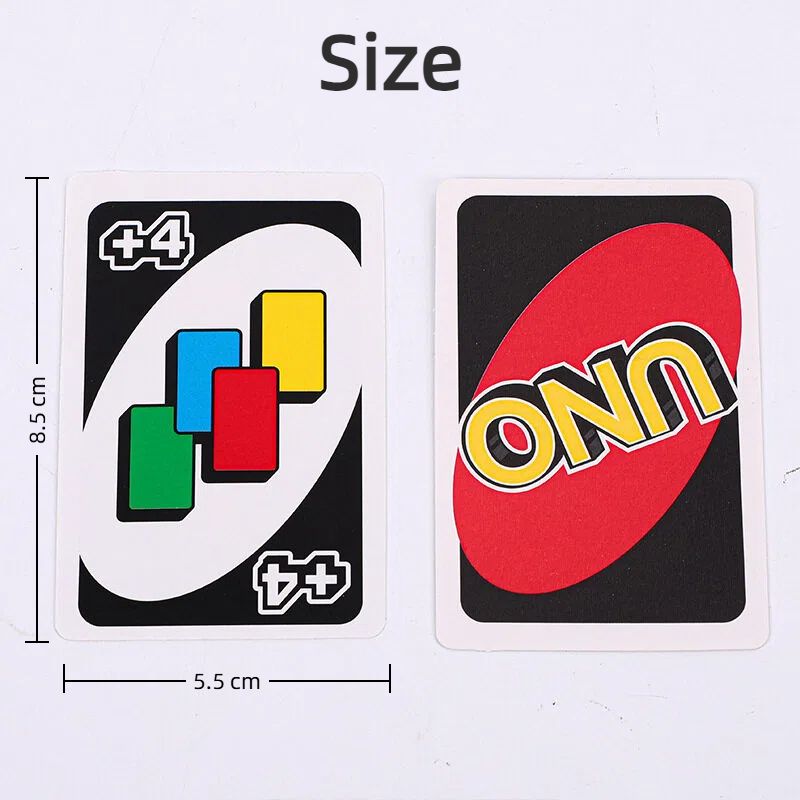 UNO Card Games Family Funny Entertainment Fun Playing Cards Kids Toys Gift Box uno Card Game Kids Toys