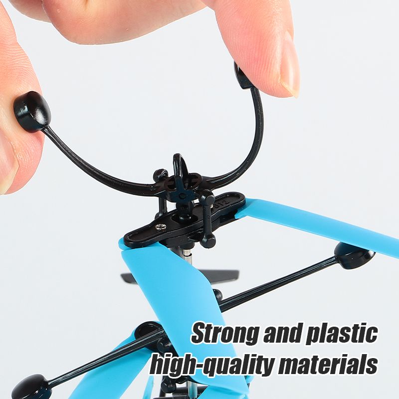 Mini Remote Control Aircraft Helicopter Rechargeable  Drone Toys Induction Hovering Safe Fall-resistant Airplane Children's Gifts