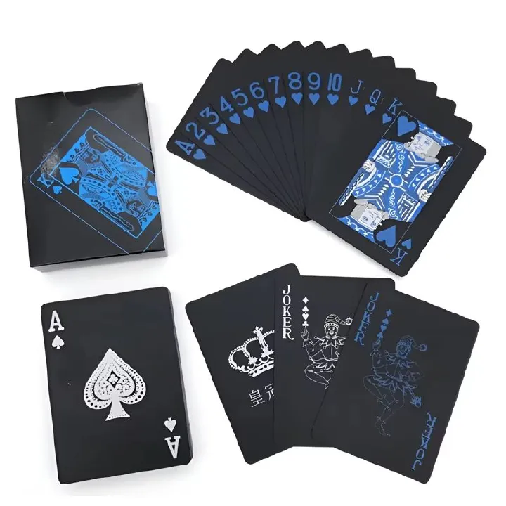 Waterproof PVC Illusionist Poker Cards Durable & Aesthetically Enhanced Design Perfect for Game Nights Parties Family Fun Creative Gift