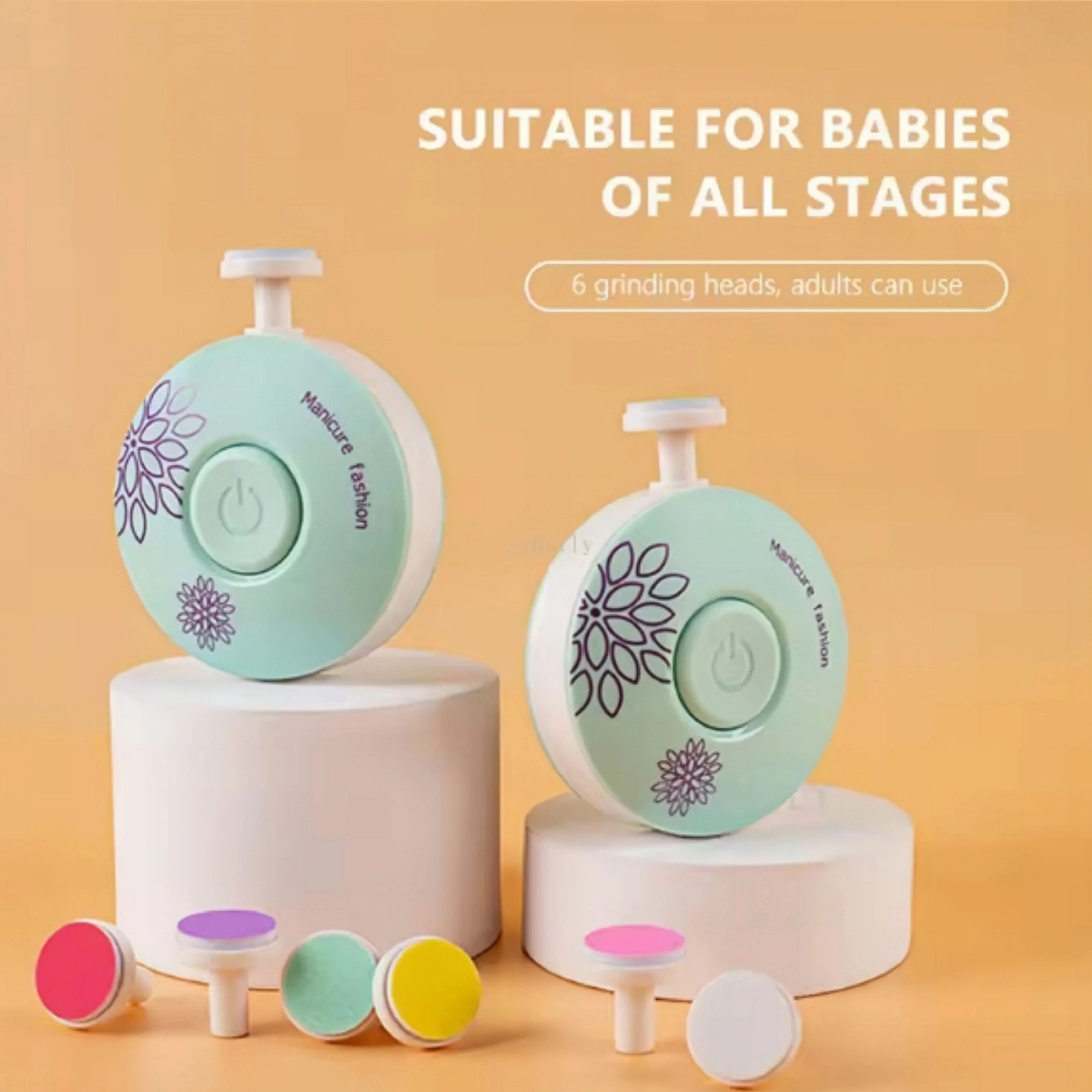 Baby Electric Nail Clippers Children's Nail Polishing Tools Baby Manicure Scissors Baby Hygiene Kits Newborn Nail Clippers