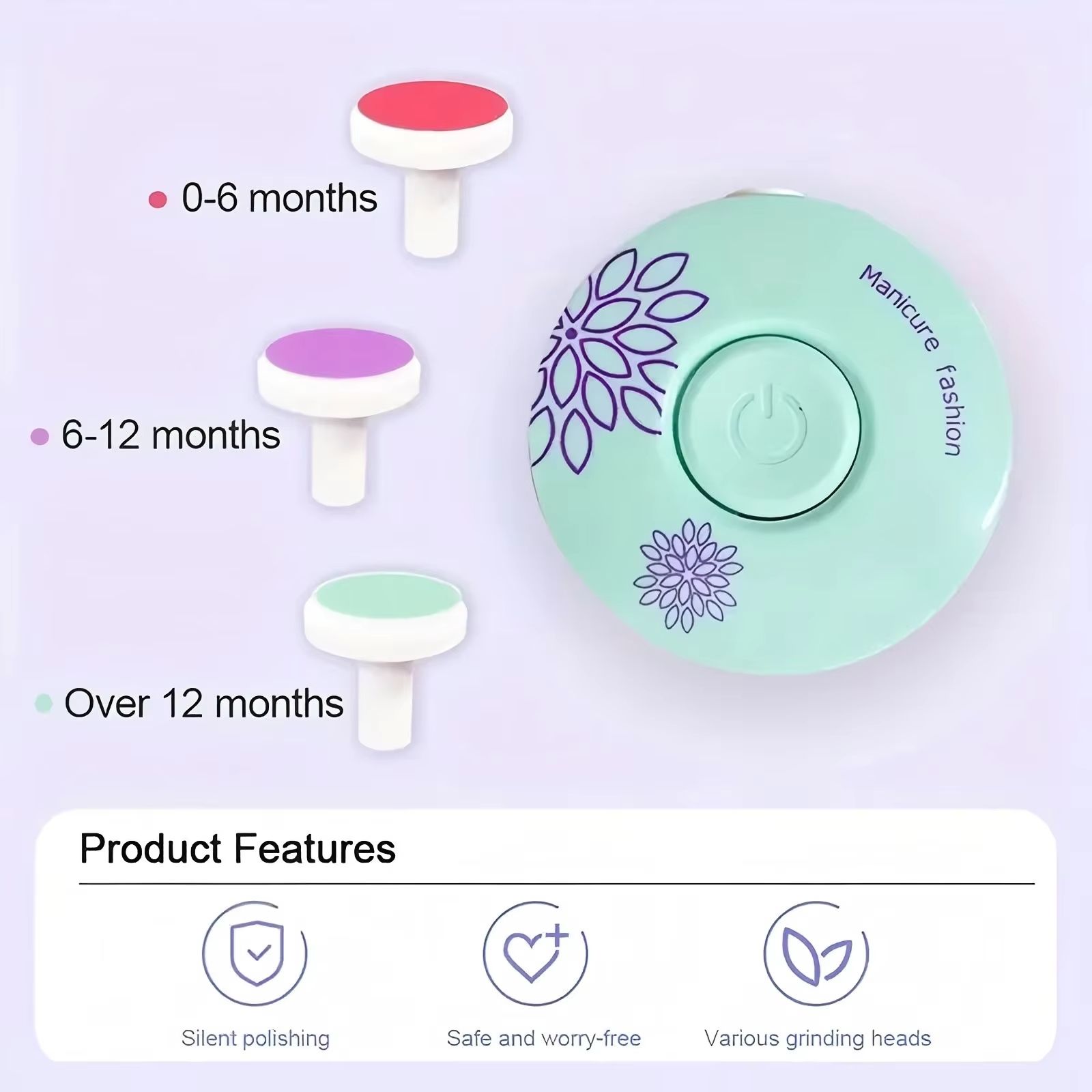 Baby Electric Nail Clippers Children's Nail Polishing Tools Baby Manicure Scissors Baby Hygiene Kits Newborn Nail Clippers