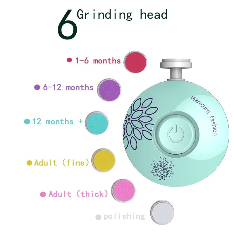 Baby Electric Nail Clippers Children's Nail Polishing Tools Baby Manicure Scissors Baby Hygiene Kits Newborn Nail Clippers