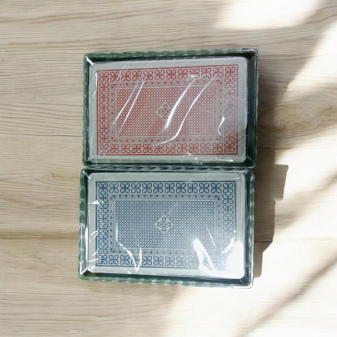 100% Washable 2 pcs Plastic Playing Cards Poker Set High Quality