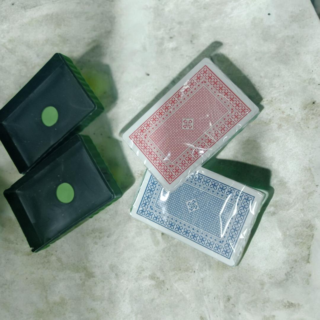 100% Washable 2 pcs Plastic Playing Cards Poker Set High Quality