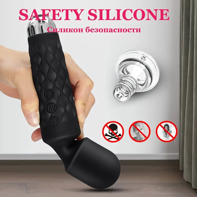 Powerful Female Magic Wand Vibrator - Clitoral Stimulator & G-Spot Massager, Rechargeable Battery, Adult Sex Toy For Women Clitoris Stimulator For Women Vibrate Remote Toys For Women