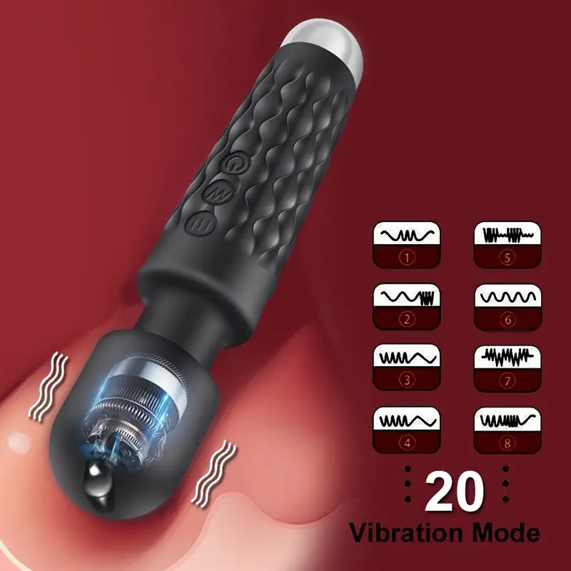 Powerful Female Magic Wand Vibrator - Clitoral Stimulator & G-Spot Massager, Rechargeable Battery, Adult Sex Toy For Women Clitoris Stimulator For Women Vibrate Remote Toys For Women
