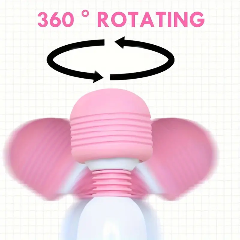 Powerful Personal Massager for Women: Rechargeable AV Stick Vibrator with 360° Rotating Functionality