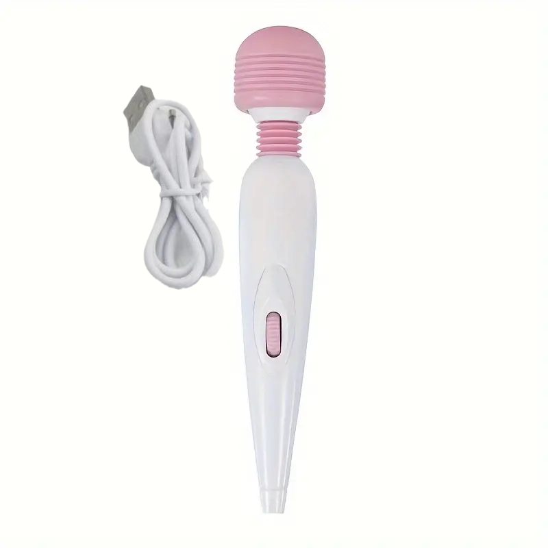 Powerful Personal Massager for Women: Rechargeable AV Stick Vibrator with 360° Rotating Functionality