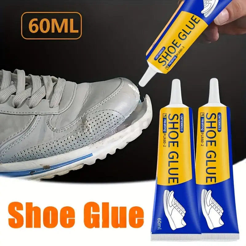 2.03oz Strong Shoe Repair Glue - Versatile Adhesive for Sneakers, Faux & Soft Resin Shoes with Precision Nozzle - Ideal for DIY Crafts & Quick Fixes, Shoe Accessories