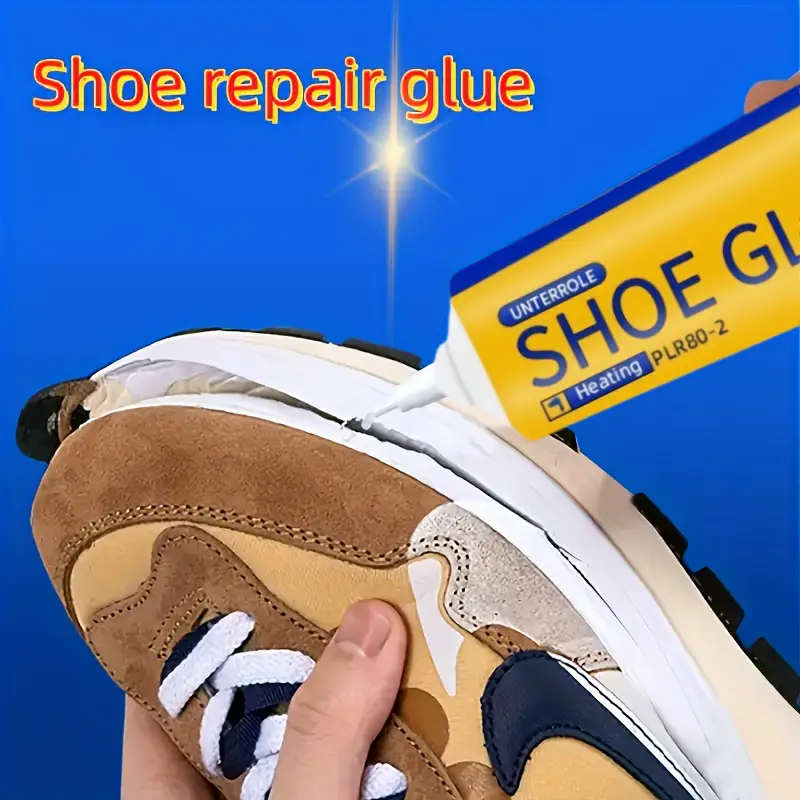 2.03oz Strong Shoe Repair Glue - Versatile Adhesive for Sneakers, Faux & Soft Resin Shoes with Precision Nozzle - Ideal for DIY Crafts & Quick Fixes, Shoe Accessories
