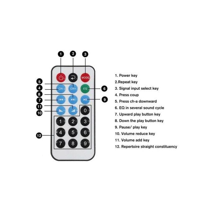 YT-326 Powerful Amplifier With FM Radio, bluetooth, USB port, Microphone