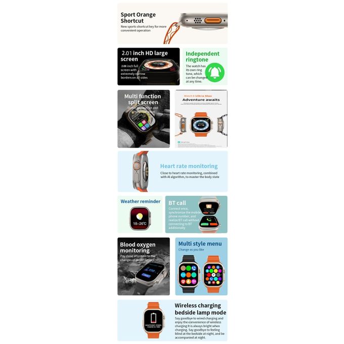 Ultra Smart Watch with Bluetooth wireless earphones 7 in 1 Smart Watch S100 Ultra 7 Straps Blood Oxygen ECG Bluetooth Call Wireless Charger Digital Smartwatches VS T800 Ultra