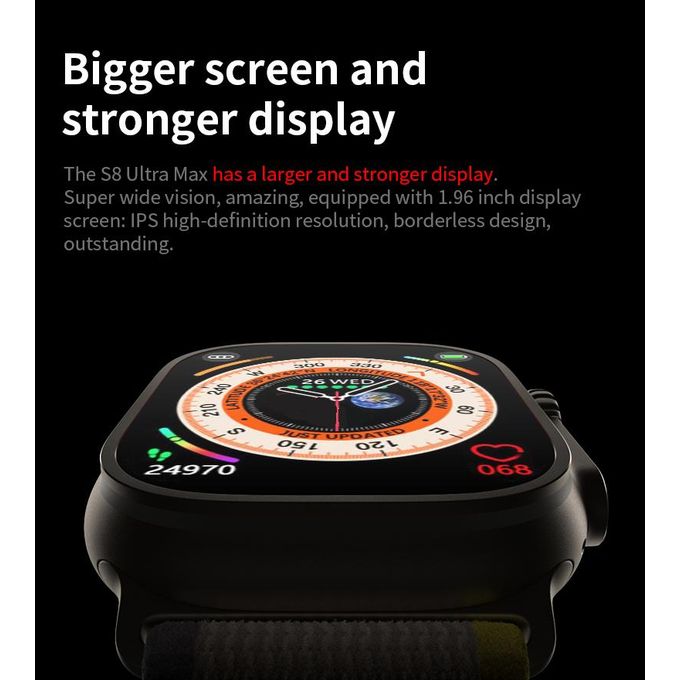 Ultra Smart Watch with Bluetooth wireless earphones 7 in 1 Smart Watch S100 Ultra 7 Straps Blood Oxygen ECG Bluetooth Call Wireless Charger Digital Smartwatches VS T800 Ultra