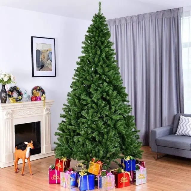 CHRISTMAS TREE / XMAS TREE.3 FT Generic artificial christmas tree hinged spruce holiday decoration tree, white anti-scratching