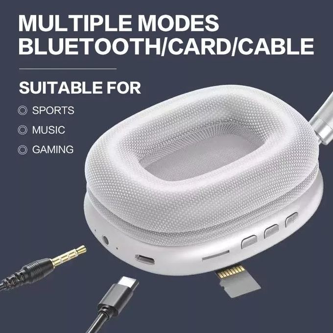 P9 Plus Case New P9Air MAX Wireless Bluetooth Headphones Noise Cancelling Mic Pods Over Ear Sports Gaming Headphones
