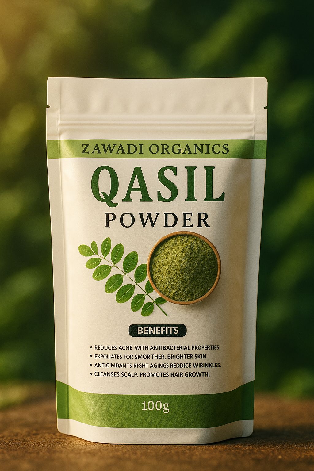Qasil Beauty ORGANIC QASIL POWDER Traditional Somali Skincare -120g