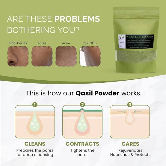 Qasil Beauty ORGANIC QASIL POWDER Traditional Somali Skincare -120g