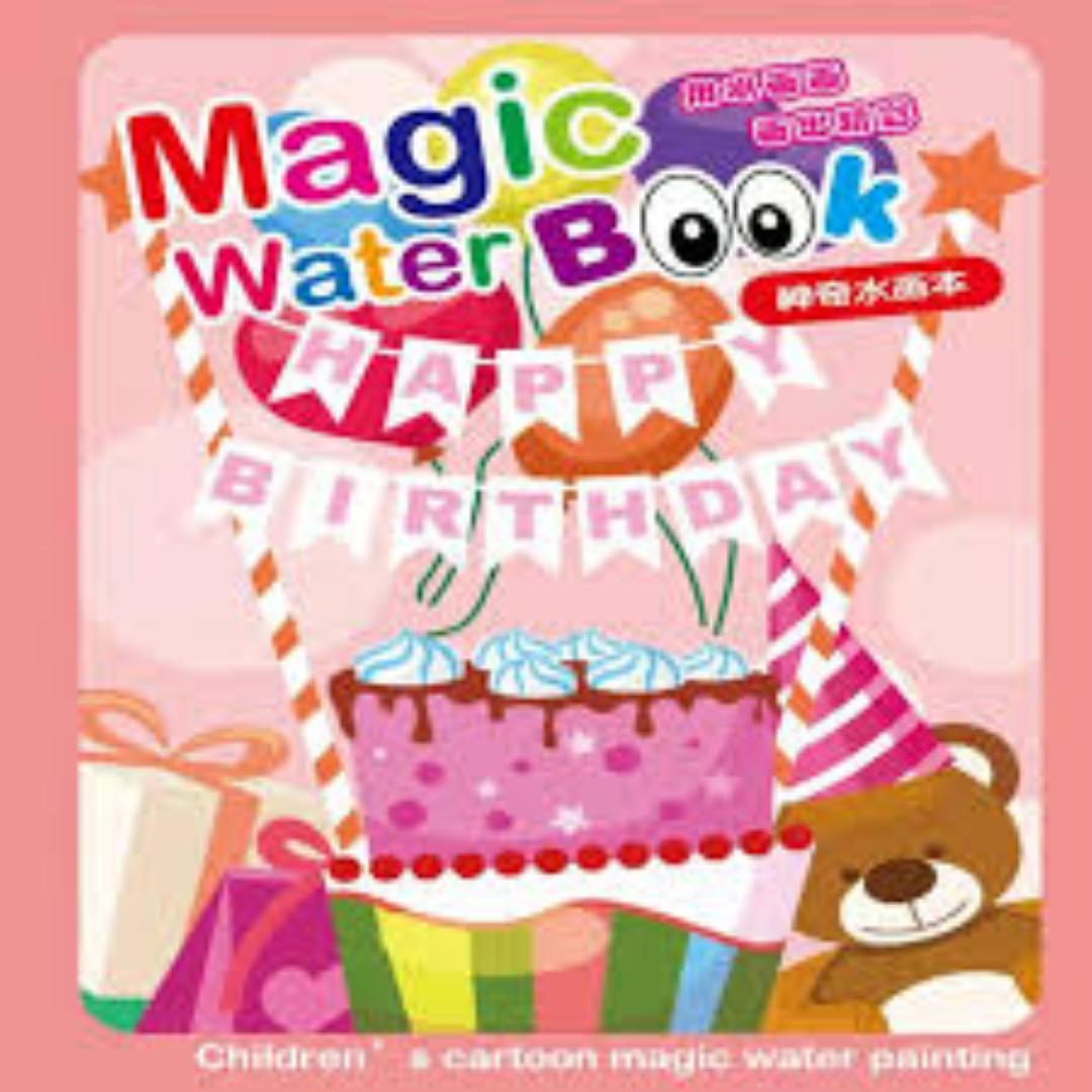 Reusable drawing Magic water books for little artists no paint required only water!
