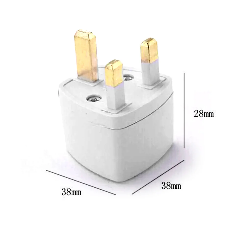 Three Pin Travel Adapter Socket Outlet – Universal Plug for Home & Travel