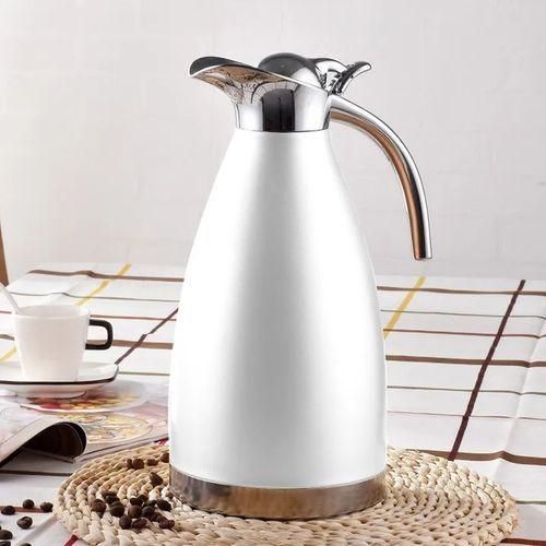 JP Vacuum Flask 2 Liter - Stainless Steel Thermal Insulated Bottle, Hot & Cold, Leak-Proof, Wide Mouth, Perfect for Travel, Camping, Hiking, Office