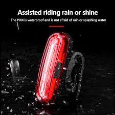 Comet USB Rechargeable Bike Tail Light - 100-Lumen LED, 5 Lighting Modes, IPX5 Waterproof, ABS+PC Construction - Universal Bicycle Rear Light