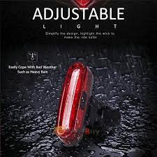 Comet USB Rechargeable Bike Tail Light - 100-Lumen LED, 5 Lighting Modes, IPX5 Waterproof, ABS+PC Construction - Universal Bicycle Rear Light