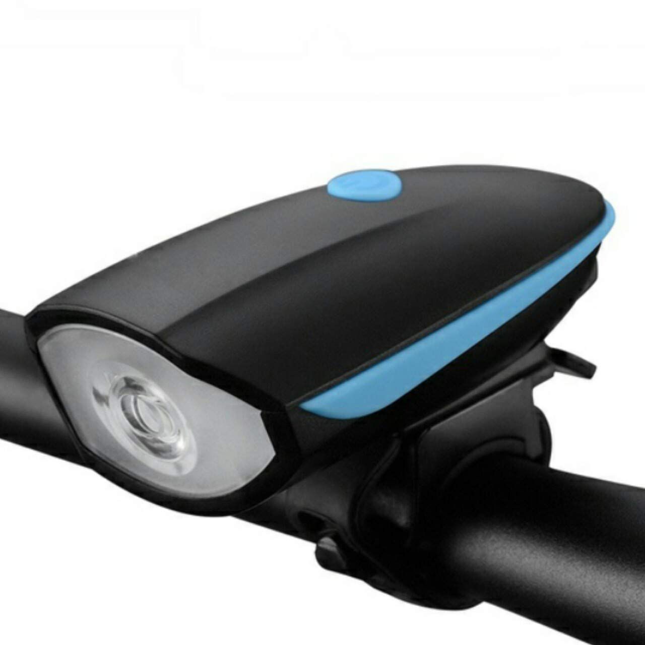 Bicycle Horn Light – 1200 Lumen LED Headlight + 110dB Electric Horn – USB Rechargeable, IPX5 Waterproof – Bike Headlight with Alarm for Night Safety