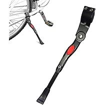 Adjustable Bike Parking Stand, KickStand – Heavy-Duty Steel, 2-Second Setup, Fits All Bicycle Types – Stable Kickstand Alternative for Home/Garage/Outdoor Use