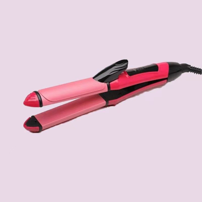 2 in 1 function Hair straighter and curler  hair straightener and hair curler gives your natural hair and hair extensions the perfect stretch and curls need