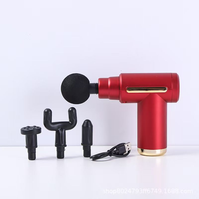 USB Mini gun muscle Massage gun Muscle relaxation Vibrator gun Stick Fascia machine Massage fitness equipment Neck gun