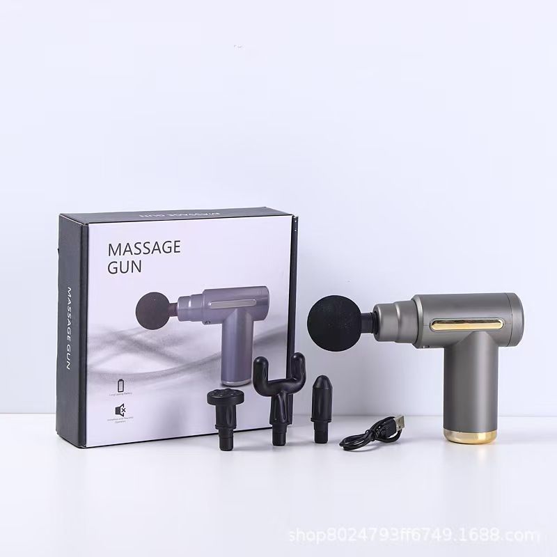 USB Mini gun muscle Massage gun Muscle relaxation Vibrator gun Stick Fascia machine Massage fitness equipment Neck gun