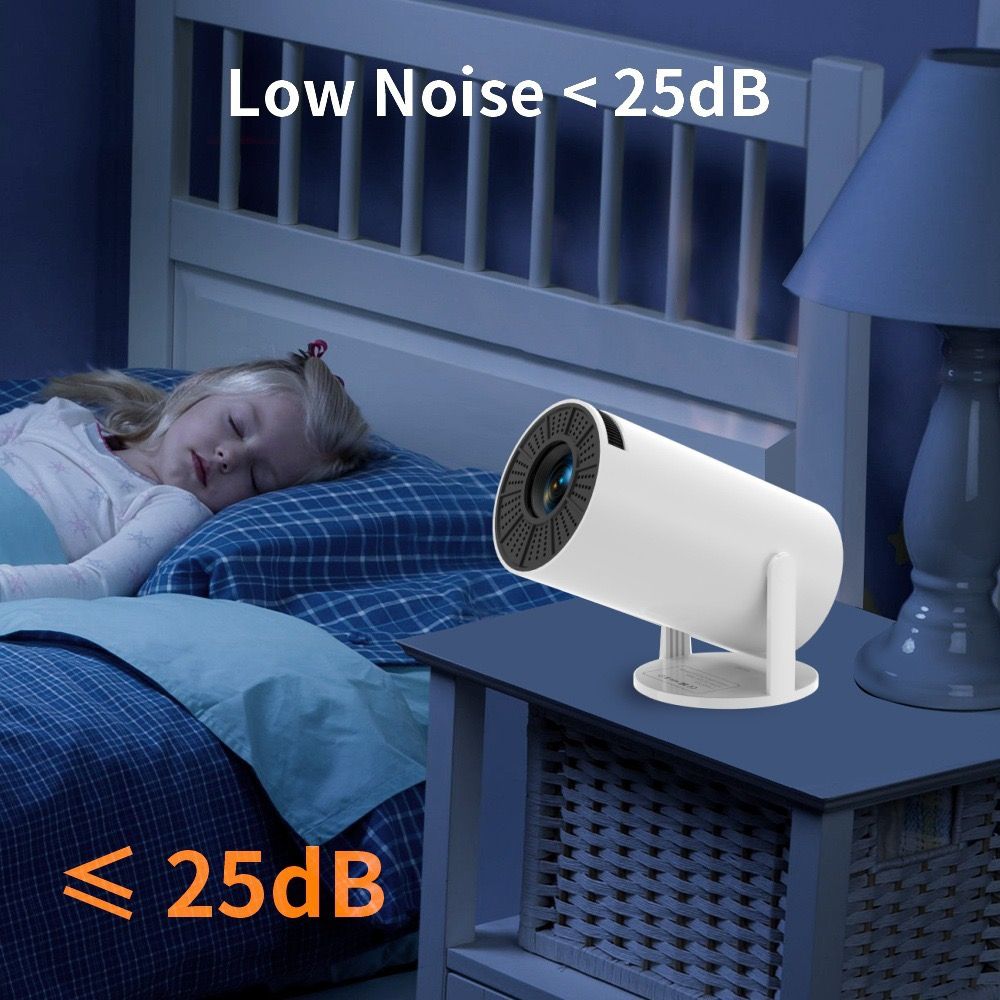 Home intelligent cannon type high-definition video projector compueter projector outdoor and indoor use