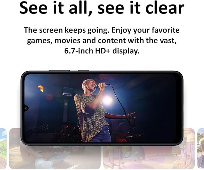 Refurbished Samsung Galaxy A05 6+128G  Dual-SIM GSM Unlocked Android Smartphone cellphone