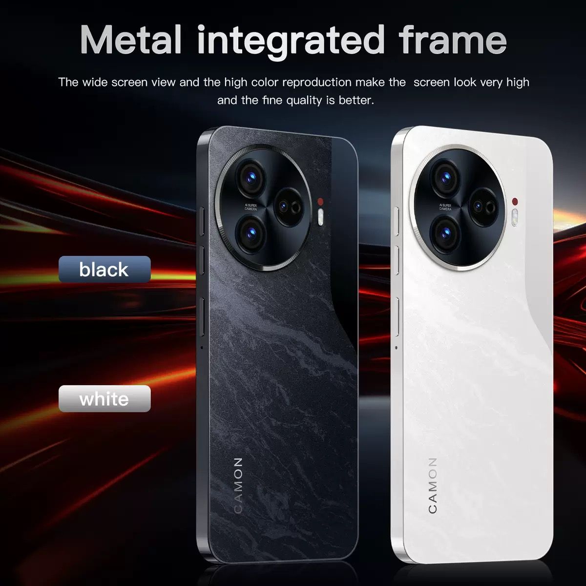 New smartphone model C30 7.3" large screen 16GB+1T cheap Android phone Cellphone