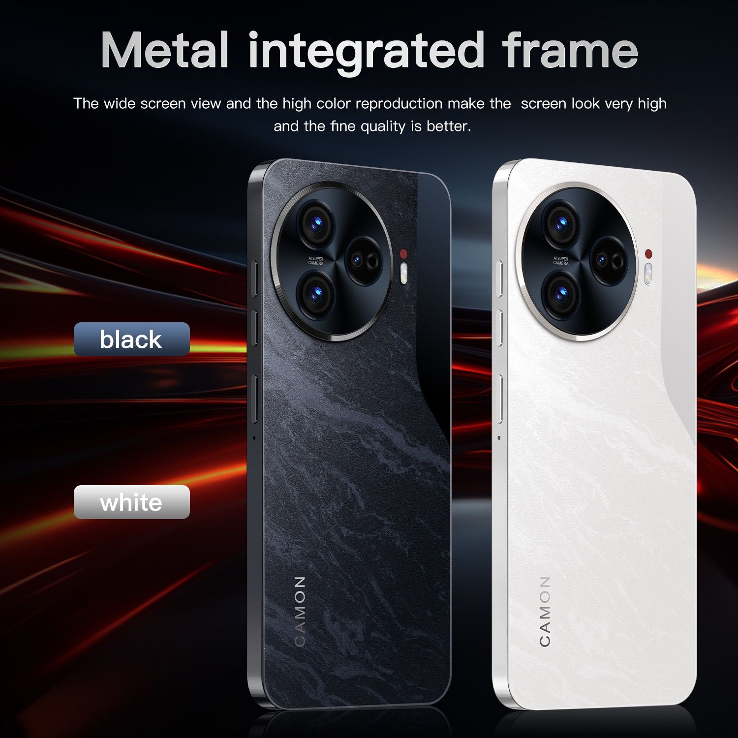 New smartphone model C30 7.3" large screen 16GB+1T cheap Android phone Cellphone