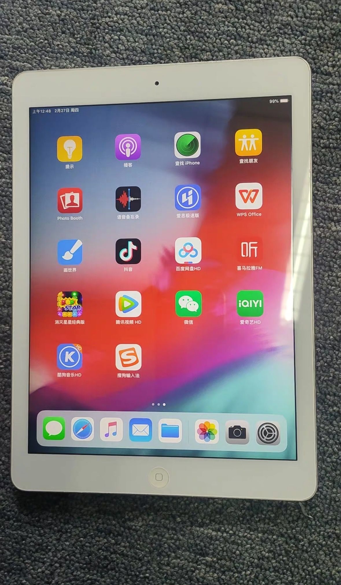 Refurbished 90% new Apple iPad Air 1st 9.7inch screen laptop WiFi + Cellular Unlocked 16GB storage tablet Good condition