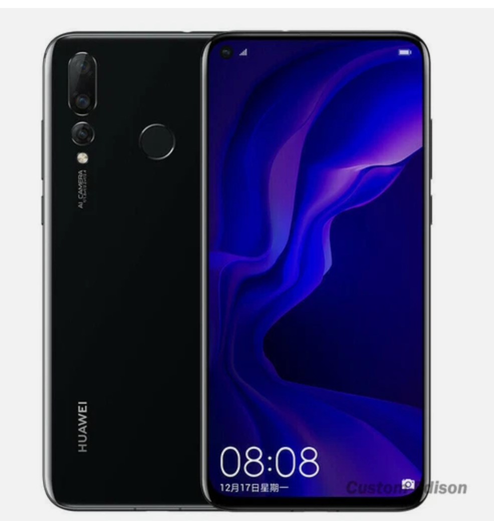 Refurbished Huawei brand Nova4 8+128G storage smartphone Android cellphone  6.4inch smartphone