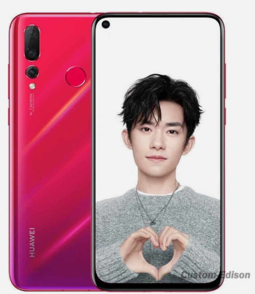 Refurbished Huawei brand Nova4 8+128G storage smartphone Android cellphone  6.4inch smartphone
