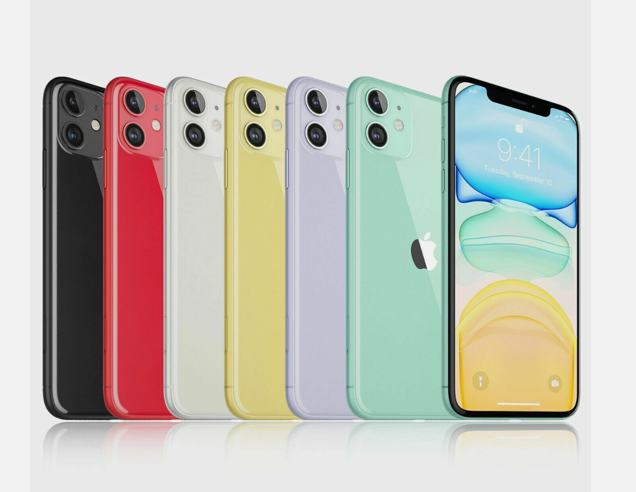 Refurbished Apple brand iPhone 11 128GB storage Unlocked - Used Excellent -  colors black and white Smartphone Iphone Cellphone