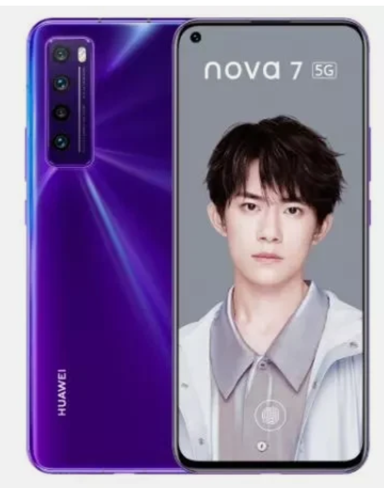 Refurbished Huawei brand Nova7 5G 8+128G storage smartphone 6.53''inch screen android cellphone all colors Phone